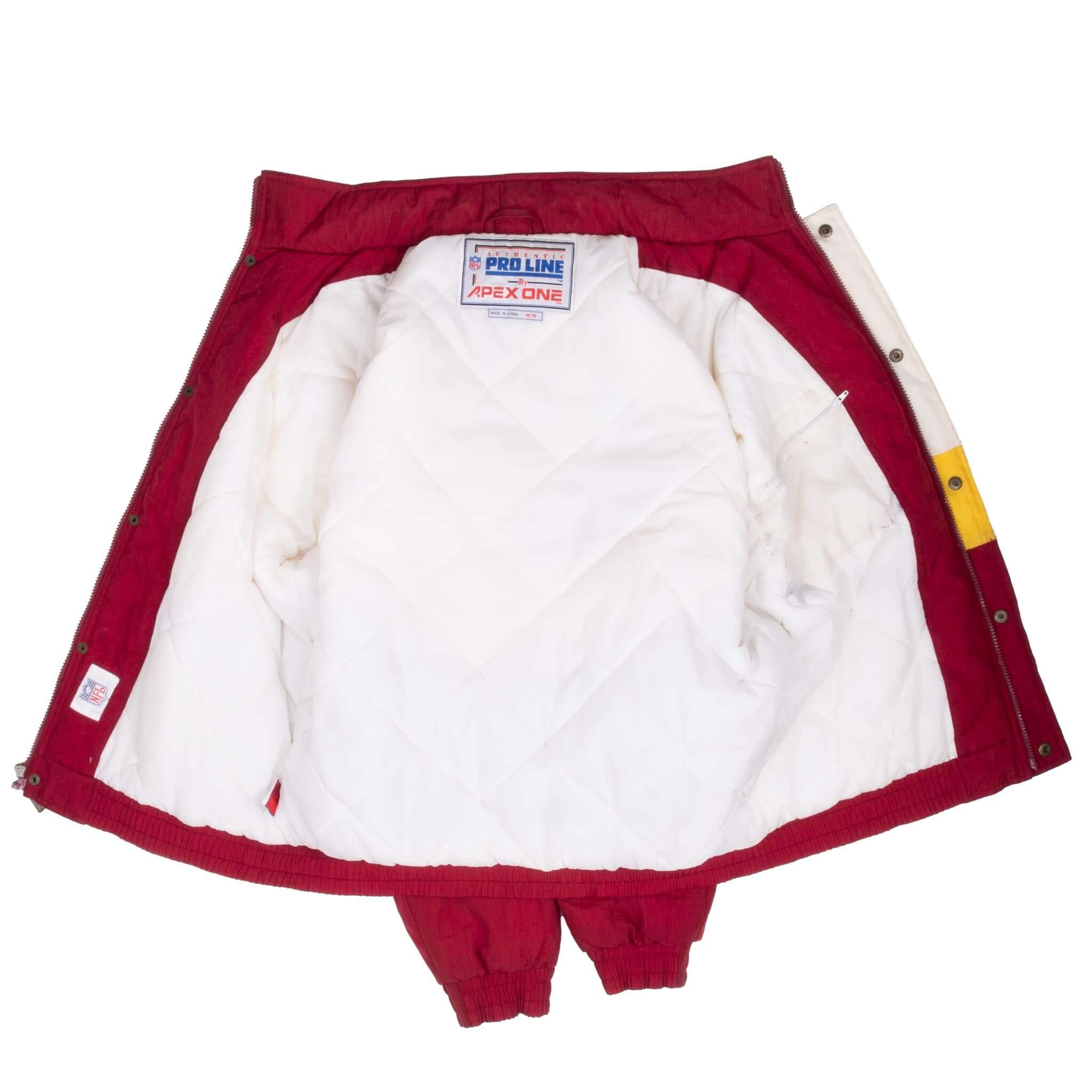 Vintage Nfl Washington Redskins Apex One Windbreaker Jacket 1990S Size Medium