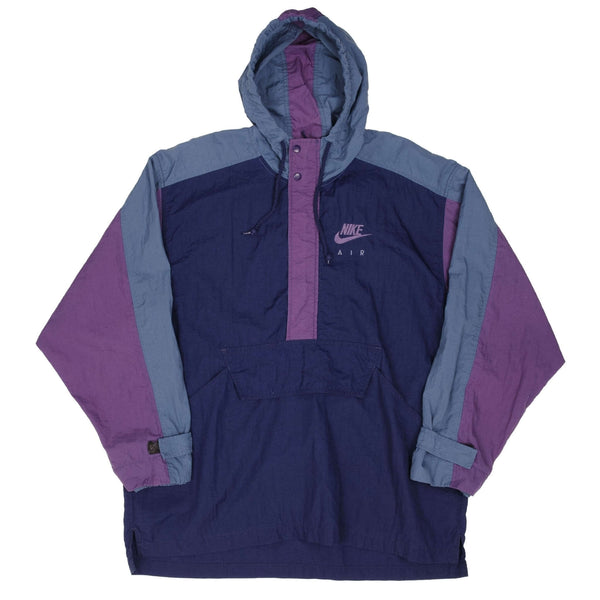 Vintage Nike Air By Champs Windbreaker Nylon Pullover Jacket 1990S Size Medium