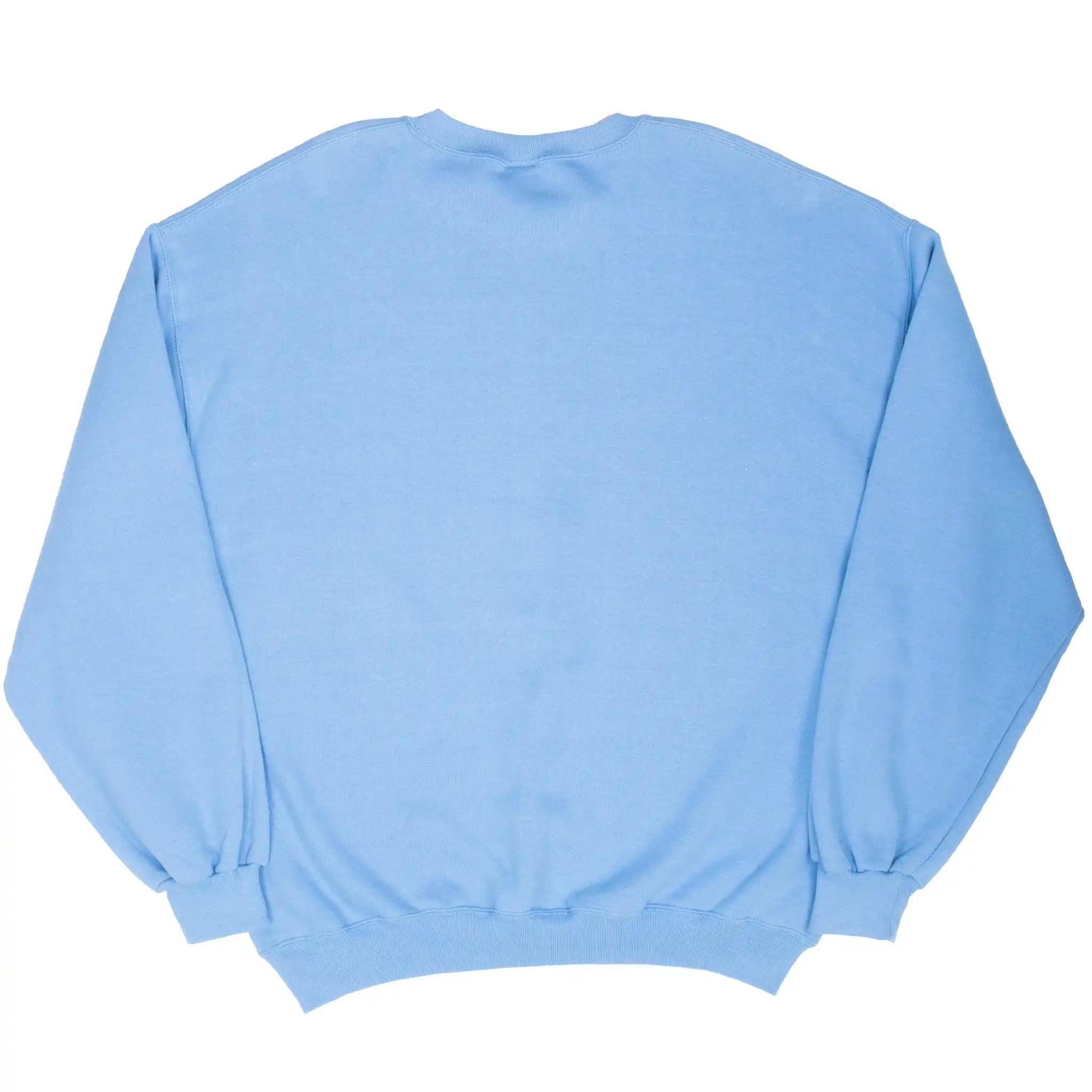 VINTAGE RUSSELL ATHLETIC BLANK BLUE SWEATSHIRT 1990S SIZE XL DEADSTOCK