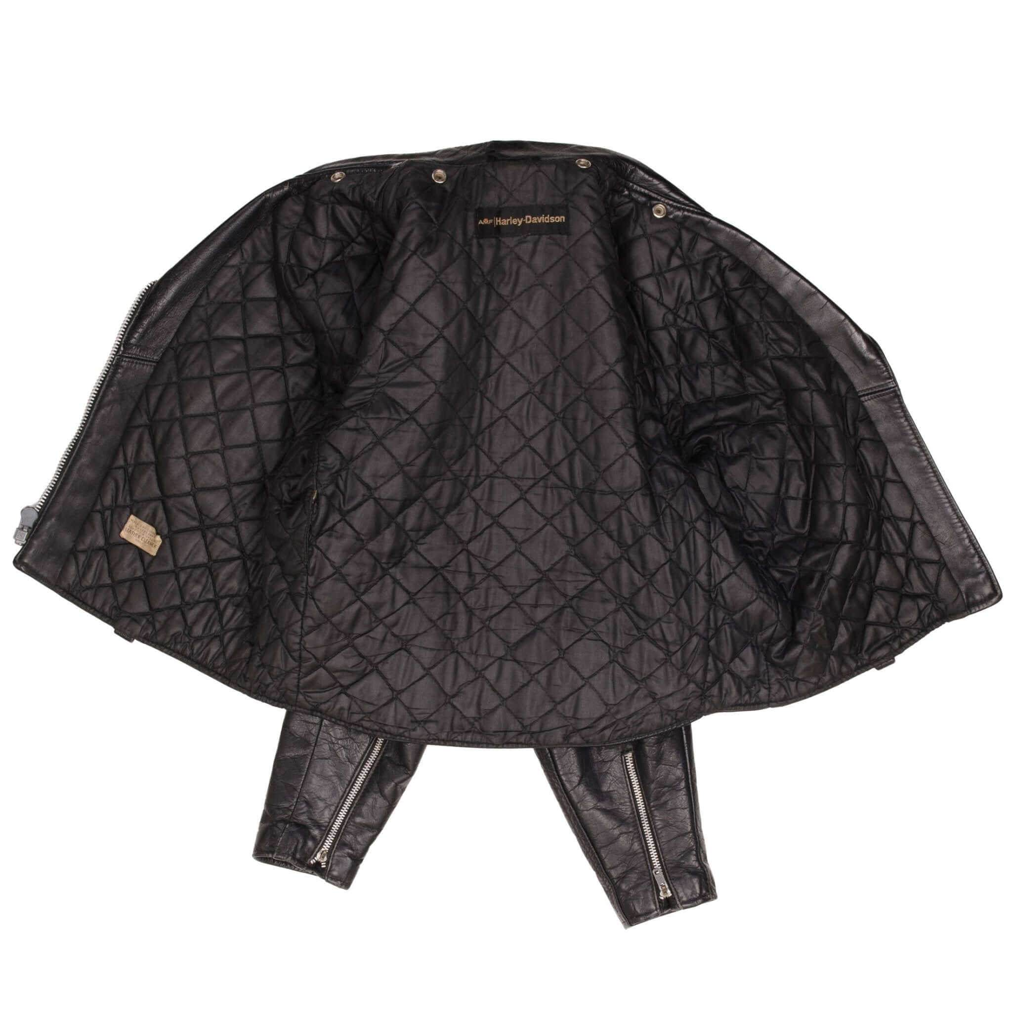 Vintage Original Harley Davidson Sportster Leather Jacket 1960S Small Made In USA