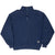 VINTAGE RUSSELL ATHLETIC NAVY BLUE QUARTER ZIP SWEATSHIRT 1990S LARGE MADE USA