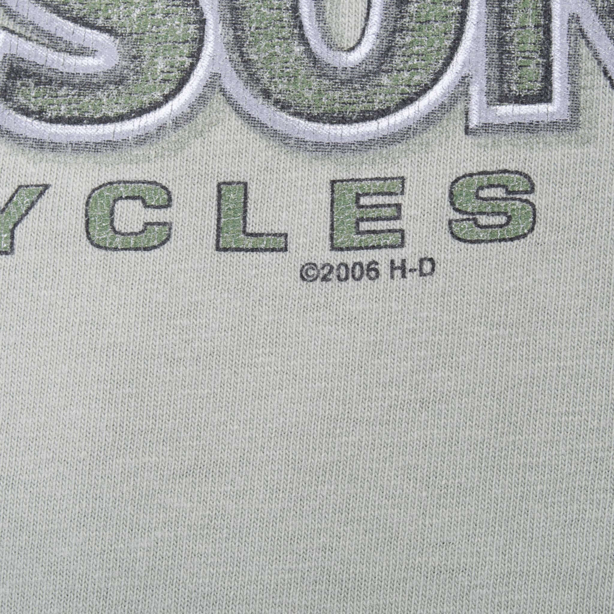 Vintage Harley Davidson Route 66 Tulsa Oklahoma Tee Shirt 2006 Size XL