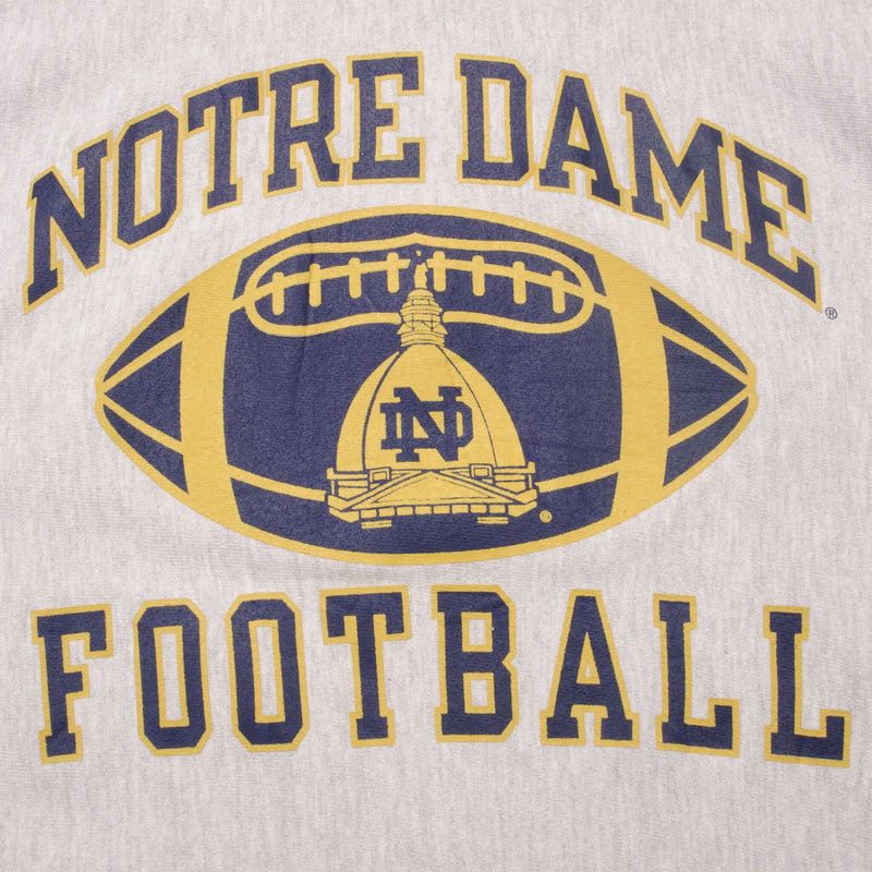 Vintage Champion Reverse Weave Notre Dame Football Sweatshirt 1990S Size Large 