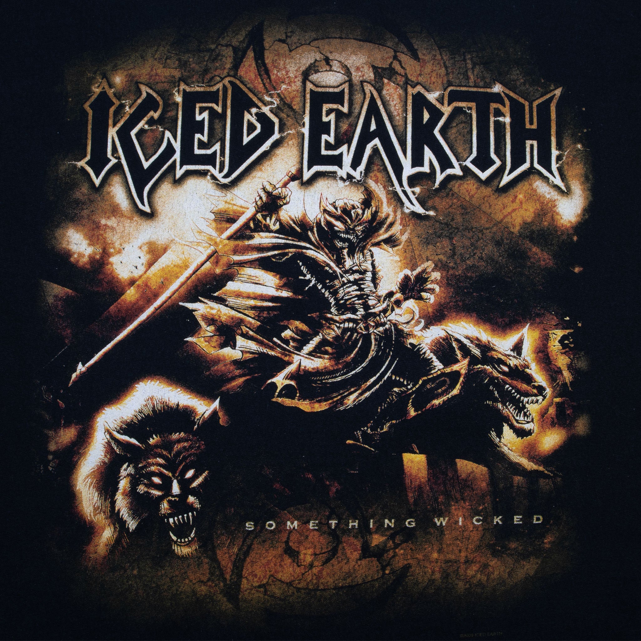 Vintage Iced Earth Something Wicked 2008 Sweatshirt Size XL