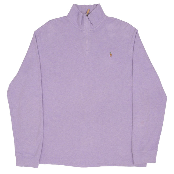 Polo Ralph Lauren Mauve Quarter 1/4 Zip Sweatshirt Size 2XL