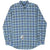 Vintage Ralph Lauren Blue Plaid Checkered Shirt 1990S Size Large Deadstock