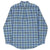 Vintage Ralph Lauren Blue Plaid Checkered Shirt 1990S Size Large Deadstock
