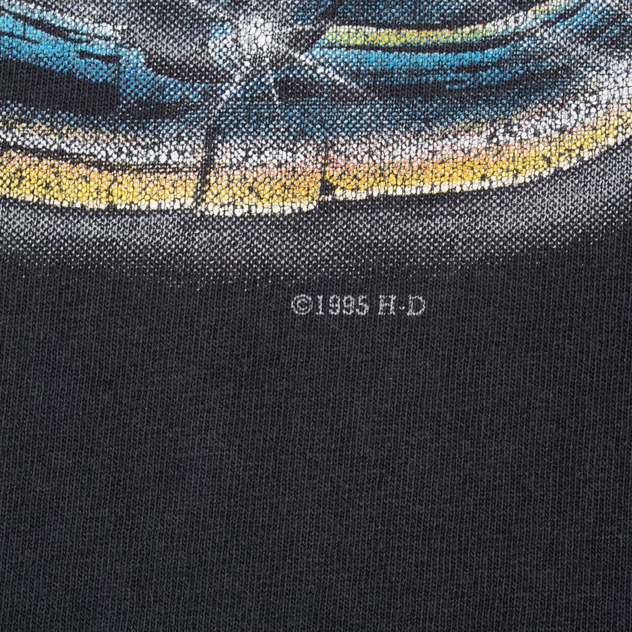 Vintage Harley Davidson Just Ride It Tee Shirt 1995 Size 3XL Made In Usa With Single Stitch Sleeves