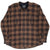 Vintage Cc Filson Brown Black Plaid Wool Flannel Shirt 2000S Size 2Xl
