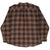 Vintage Cc Filson Brown Black Plaid Wool Flannel Shirt 2000S Size 2Xl