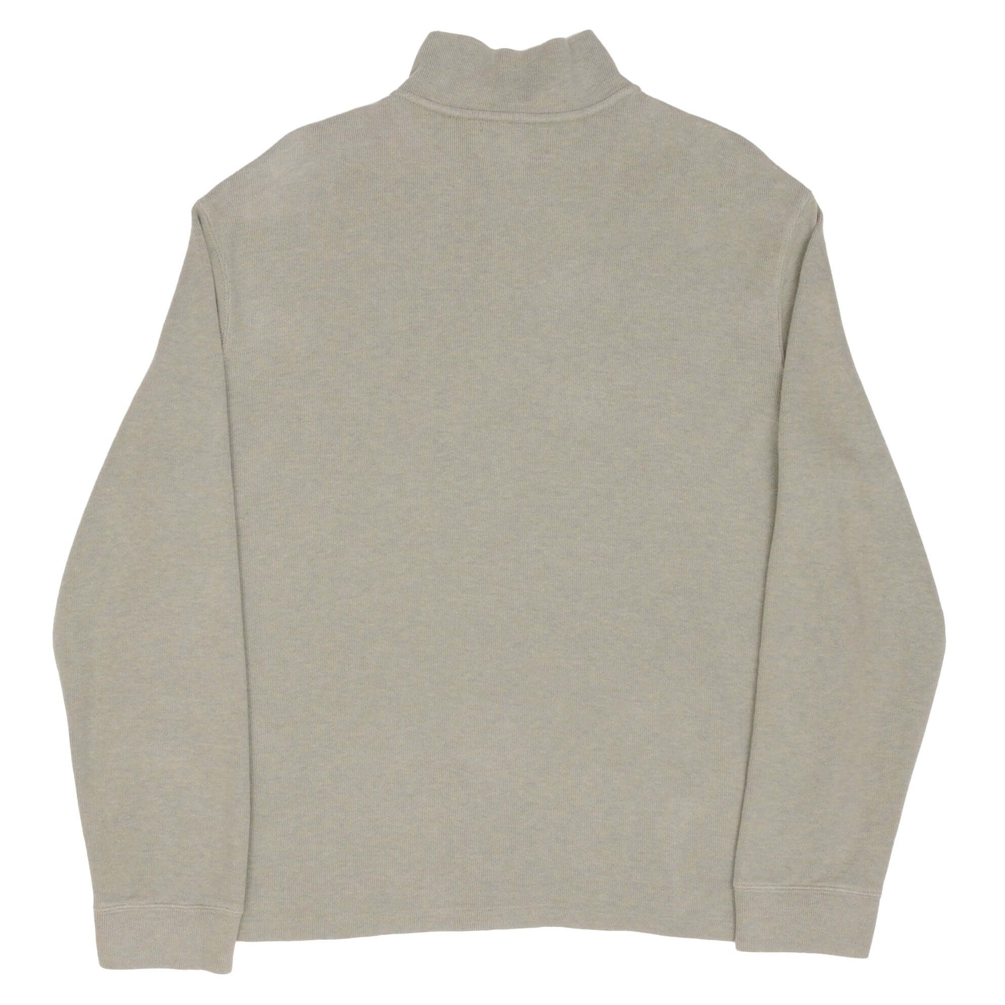 Vintage Polo Ralph Lauren Sage Green Quarter 1/4 Zip Sweater 1990s Size XL