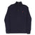 Vintage Polo Ralph Lauren Navy Blue Quarter 1/4 Zip Sweater 1990s Size Medium
