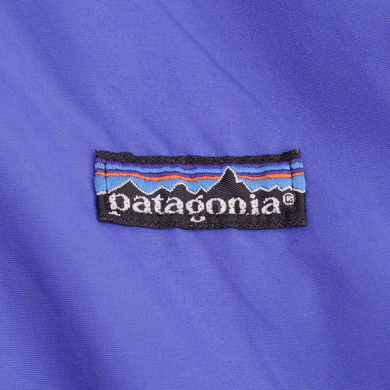 Vintage Patagonia Windbreaker Blue Jacket 1990S Size Medium Made In Usa Style 42101 Cut4454