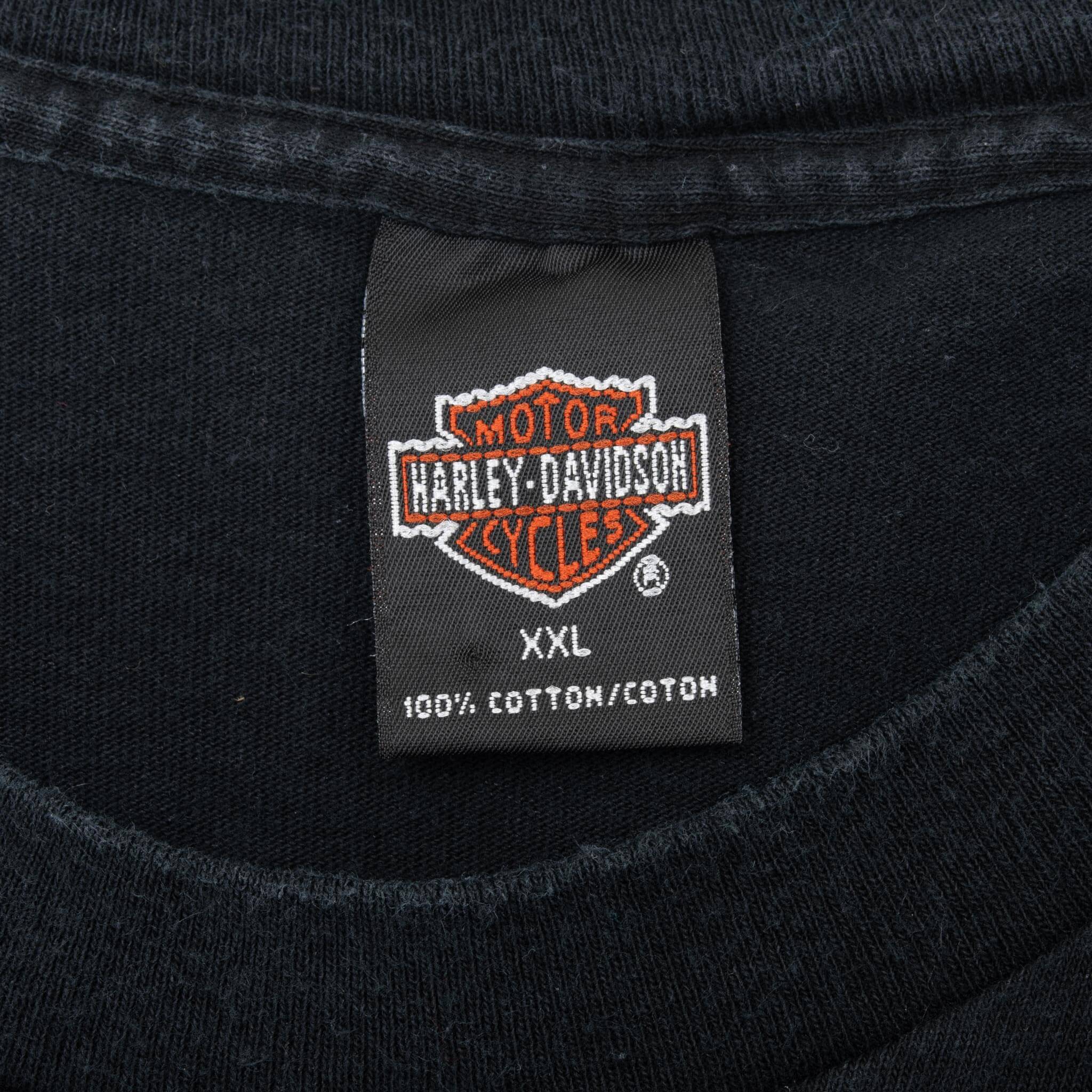 Vintage Harley Davidson Omaha Nebraska Eagle Tee Shirt 1997 Size 2XL Made In Usa