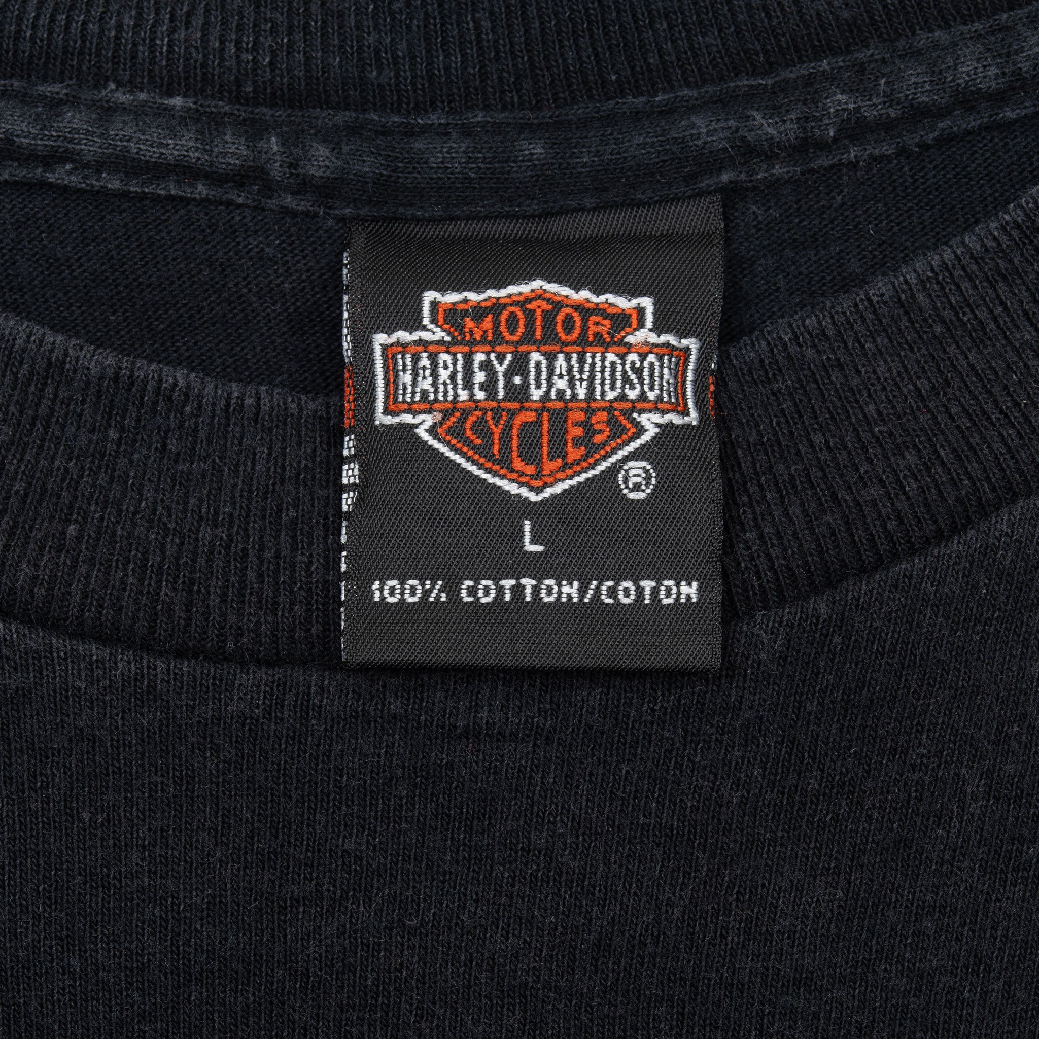 Vintage Harley Davidson Aruba 1997 Long Sleeve Tee Shirt Size Large Made In Usa