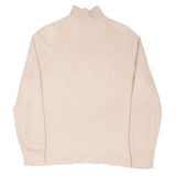 Polo Ralph Lauren Beige Quarter 1/4 Zip Sweater Size Large