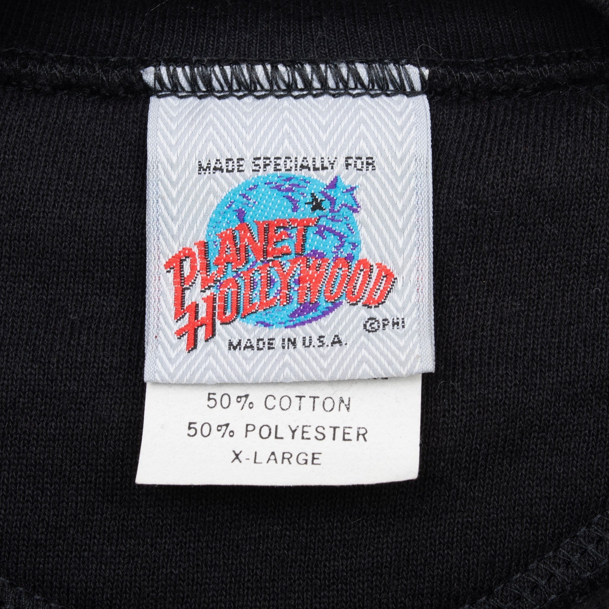 Vintage Planet Hollywood Mall Of America Embroidered Sweatshirt 1990S Size XL Made In Usa