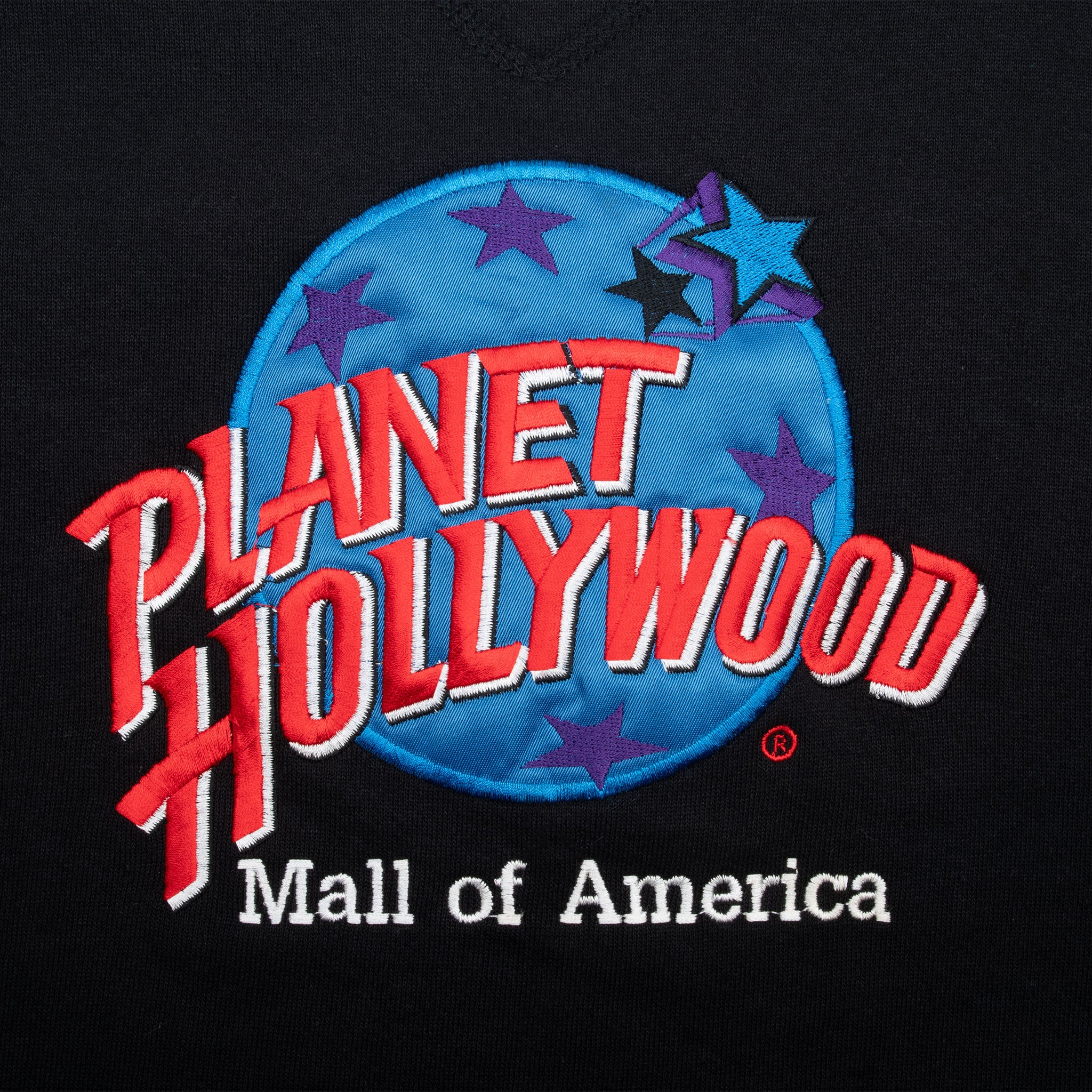Vintage Planet Hollywood Mall Of America Embroidered Sweatshirt 1990S Size XL Made In Usa