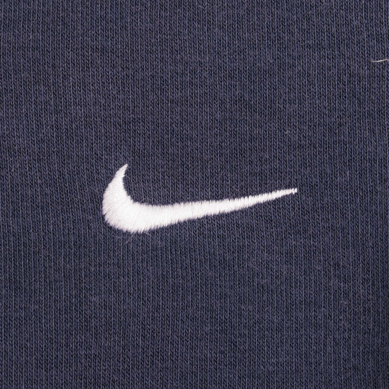 Vintage Nike Classic Swoosh Navy Hoodie Sweatshirt 2000S Size Medium