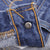 Beautiful Indigo Levis 501 Jeans Made in USA with Dark Blue Wash  Size on tag 36x32 actual size 34x29  Back Button #653