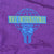 Nike International globe logo embroidery on purple back