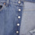 Beautiful Indigo Levis 501 Jeans 1980s Made in USA with Medium Light Wash.  Size on tag 35X32 Actual Size 34X31 Back Button #653