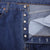 Beautiful Indigo Levis 501 Jeans Made in USA with Dark Blue Wash  Size on tag 38x30 Back Button #553