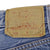 Beautiful Indigo Levis 501 Jeans 1980s Made in USA with Medium Light Wash.  Size on tag 35X32 Actual Size 34X31 Back Button #653