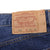 Beautiful Indigo Levis 501 Jeans Made in USA with Dark Blue Wash  Size on tag 38x30 Back Button #553