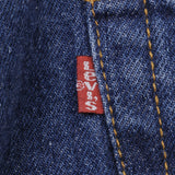 Beautiful Indigo Levis 501 Jeans Made in USA with Dark Blue Wash  Size on tag 38x30 Back Button #553