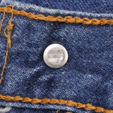 Beautiful Indigo Levis 501 Jeans Made in USA with Dark Blue Wash  Size on tag 38x30 Back Button #553