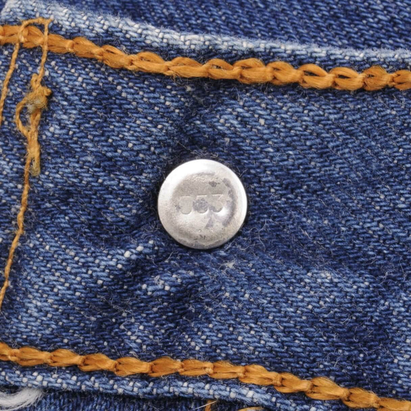 Beautiful Indigo Levis 501 Jeans Made in USA with Dark Blue Wash  Size on tag 38x30 Back Button #553
