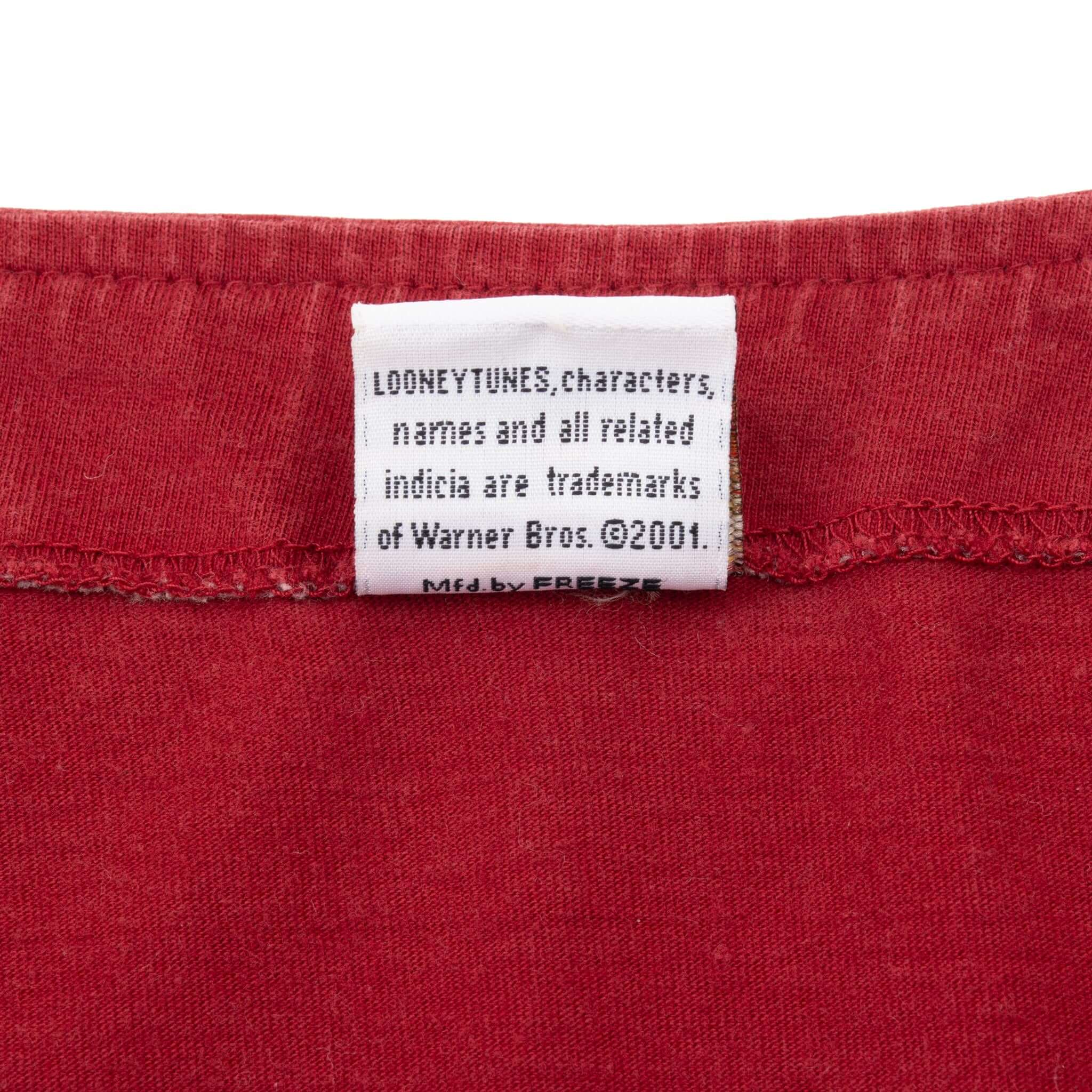 Vintage Looney Tunes Tweety Baseball Button Down Jersey 2001 Size Large