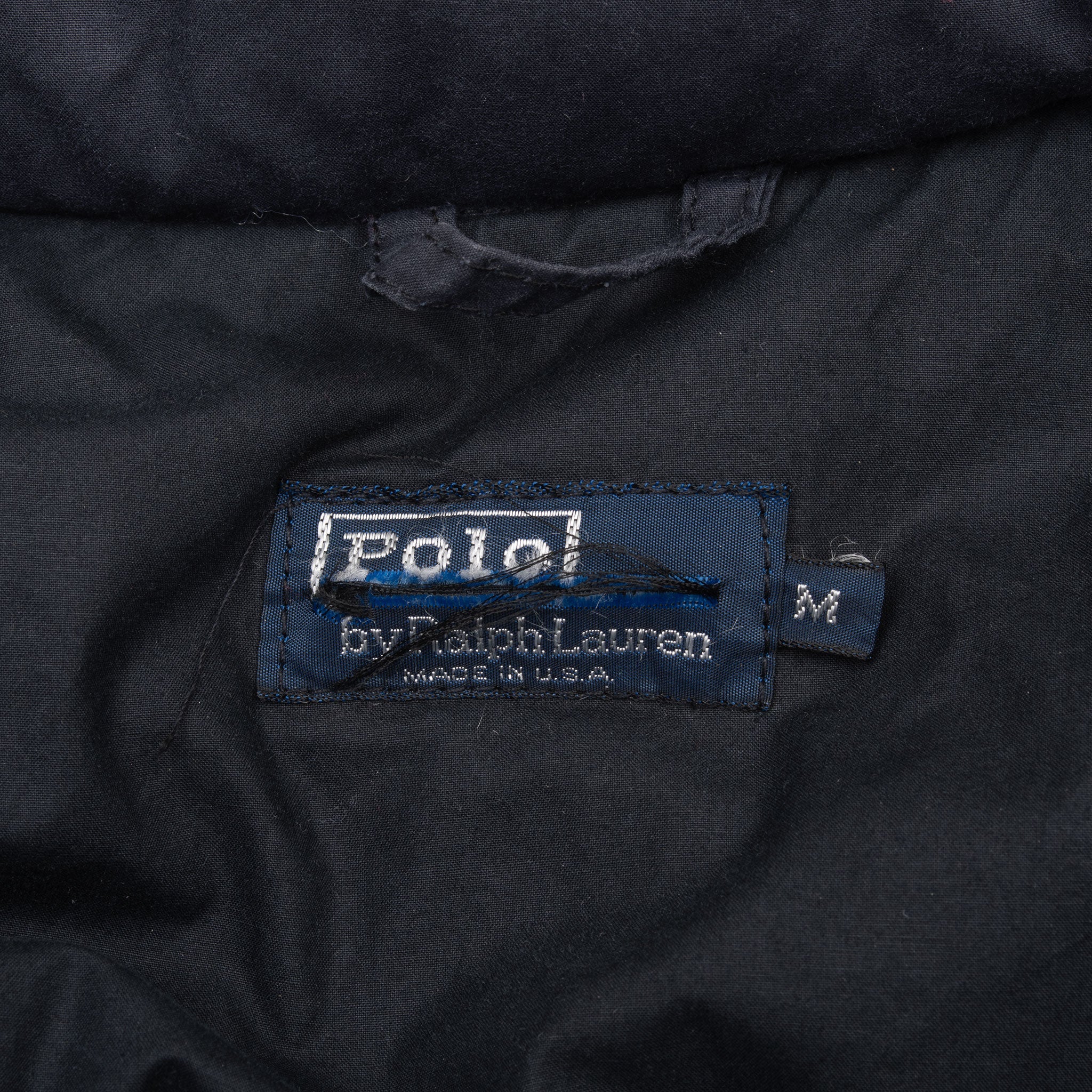 Vintage Polo Ralph Lauren Indian Chief Puffer Jacket 1990S Size Medium Made In Usa