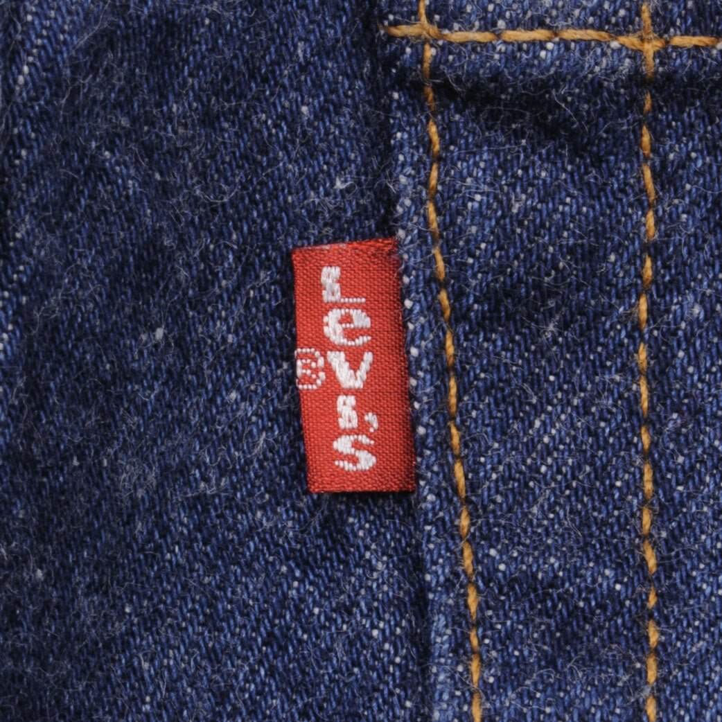 Beautiful Indigo Levis 501 1980S Jeans Made in USA with Dark Blue Wash  Size on tag 38x30 actual size 36x30  Back Button #520