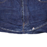 Beautiful Indigo Levis 501 1980S Jeans Made in USA with Dark Blue Wash  Size on tag 40x32 actual size 38x30  Back Button #501