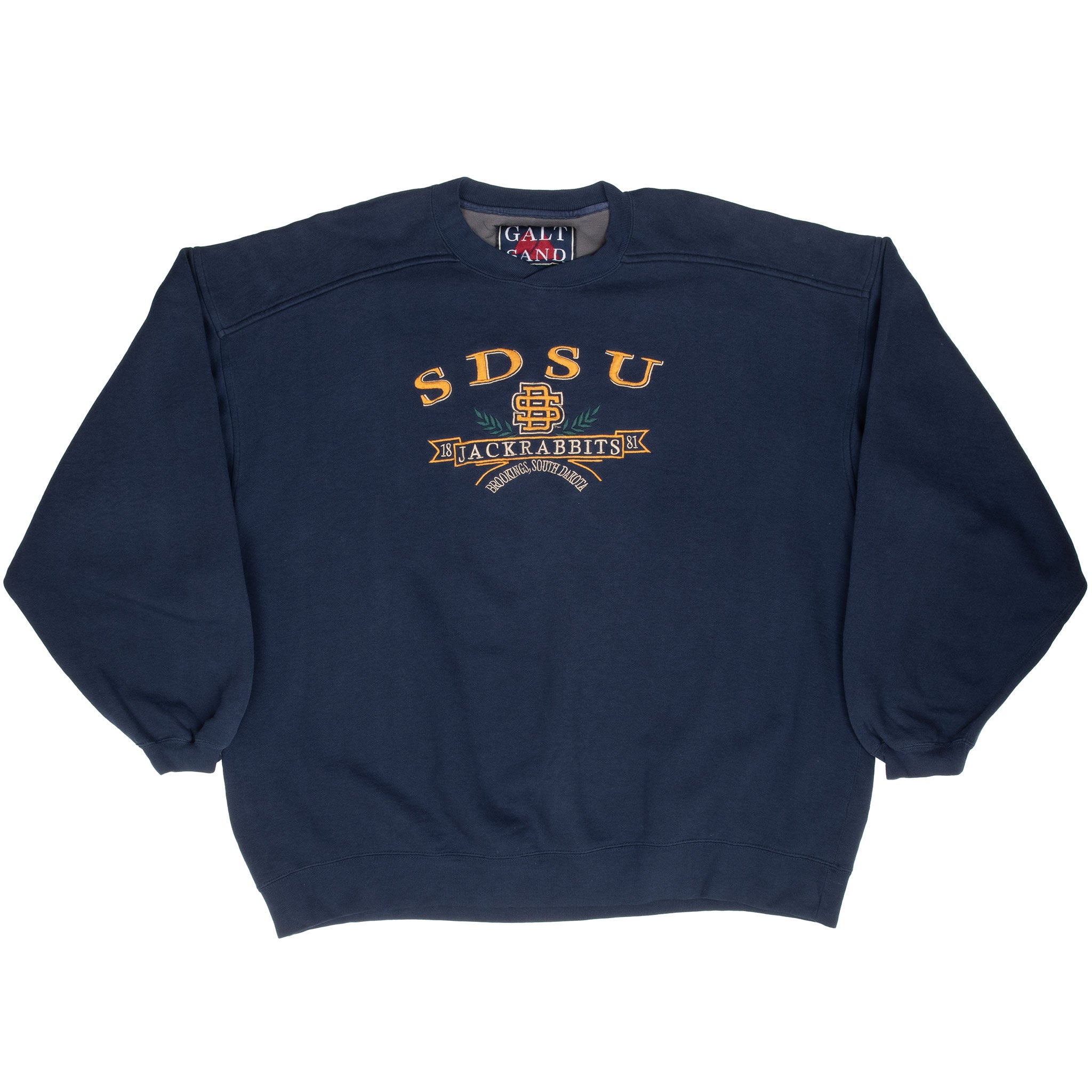 Vintage South Dakota State University Sdsu Embroidered Sweatshirt 1990S Size XL