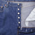 Beautiful Indigo Levis 501 1990S Jeans Made in USA with Dark Blue Wash  Size on tag 38x36 actual size 36x36 Back Button #522