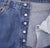 Beautiful Indigo Levis 501 Jeans 1980s Made in USA with Medium Light Wash.  Size on tag 36X30 Actual Size 35X30  Back Button #522