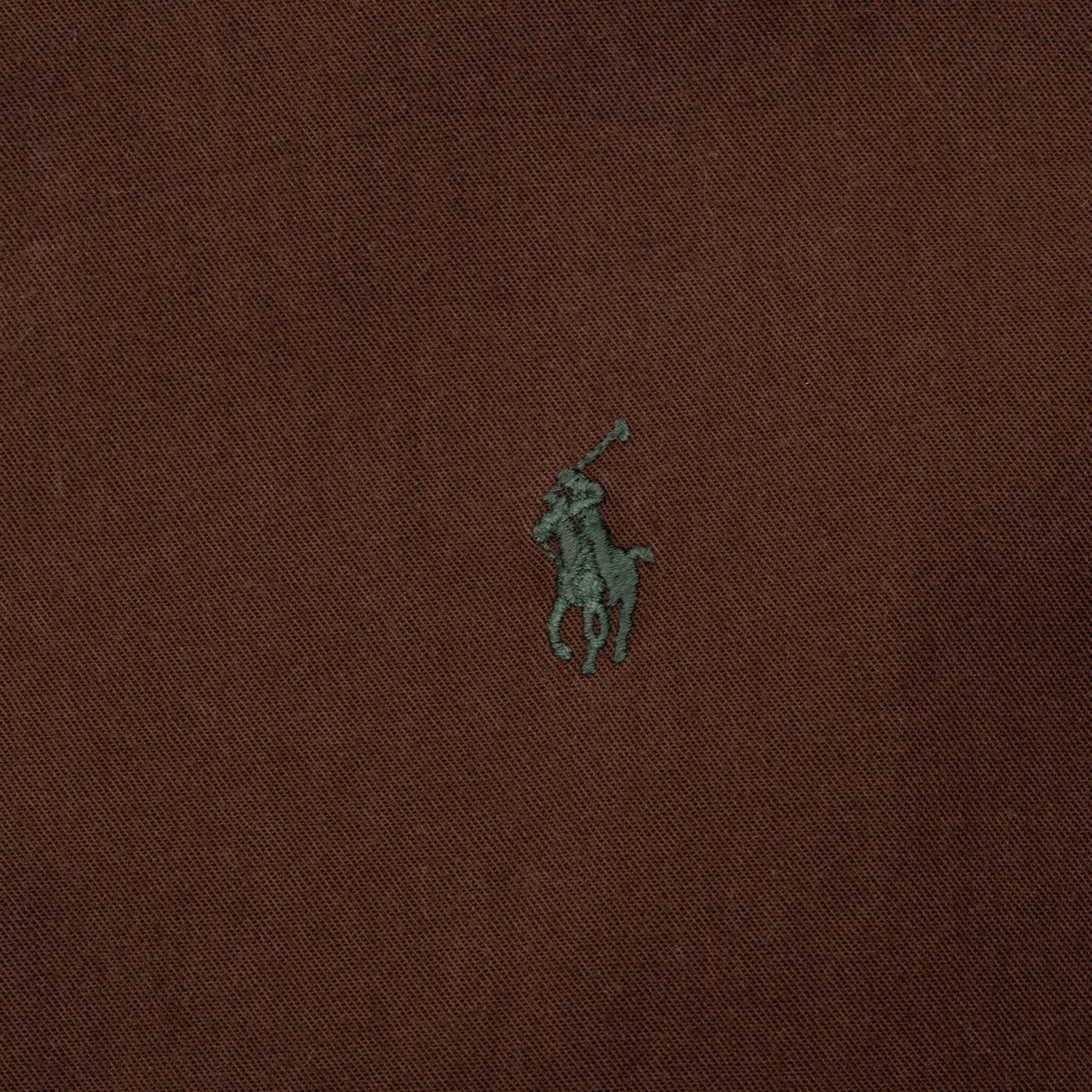 Vintage Polo Ralph Lauren Brown Shirt Size Medium