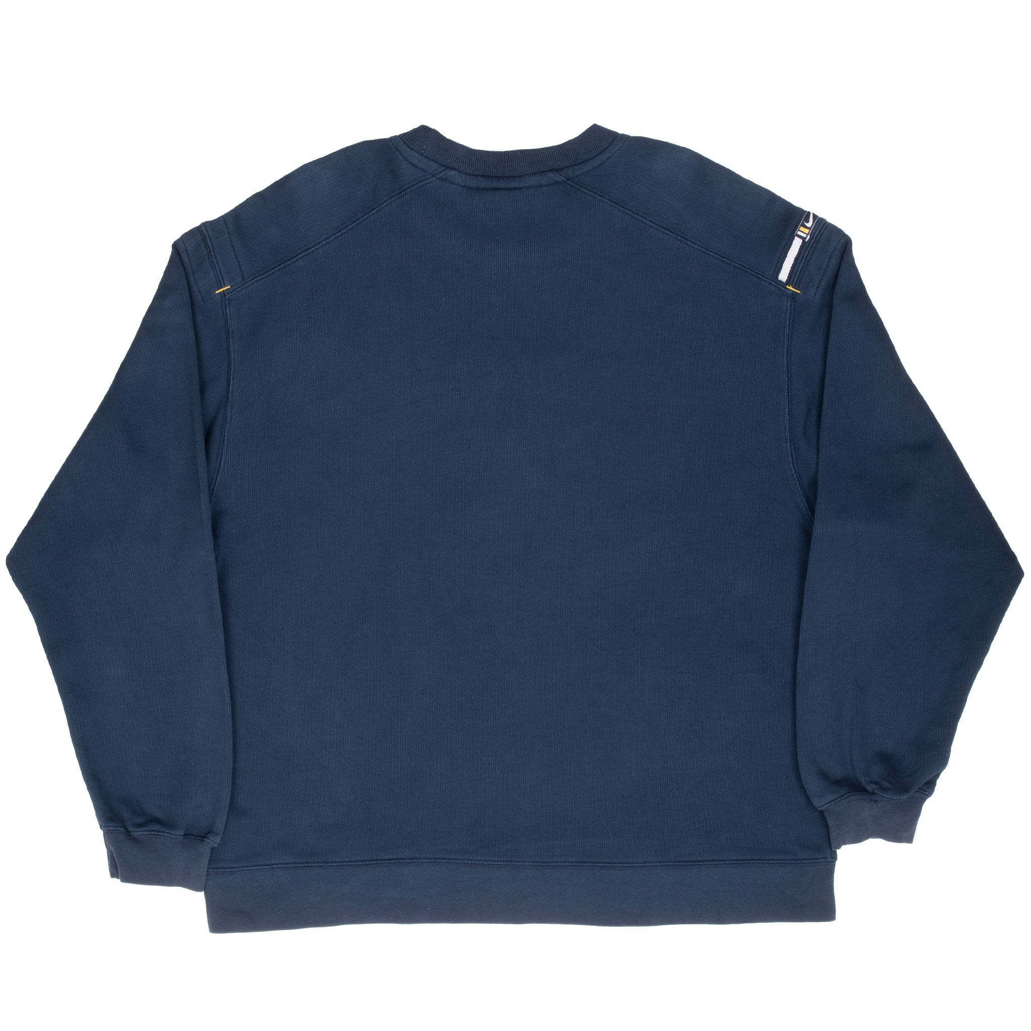 Vintage Nike Spellout Blue Sweatshirt 1990S Size Large Made In Usa