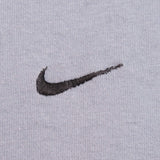 Vintage Nike Classic Swoosh Grey Blue Tee Shirt Size 1990s Size XL Made In USA