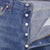 Beautiful Indigo Levis 501 Jeans 1980s Made in USA with Medium Light Wash.  Size on tag 35X30 Actual Size 34X28 Back Button #653