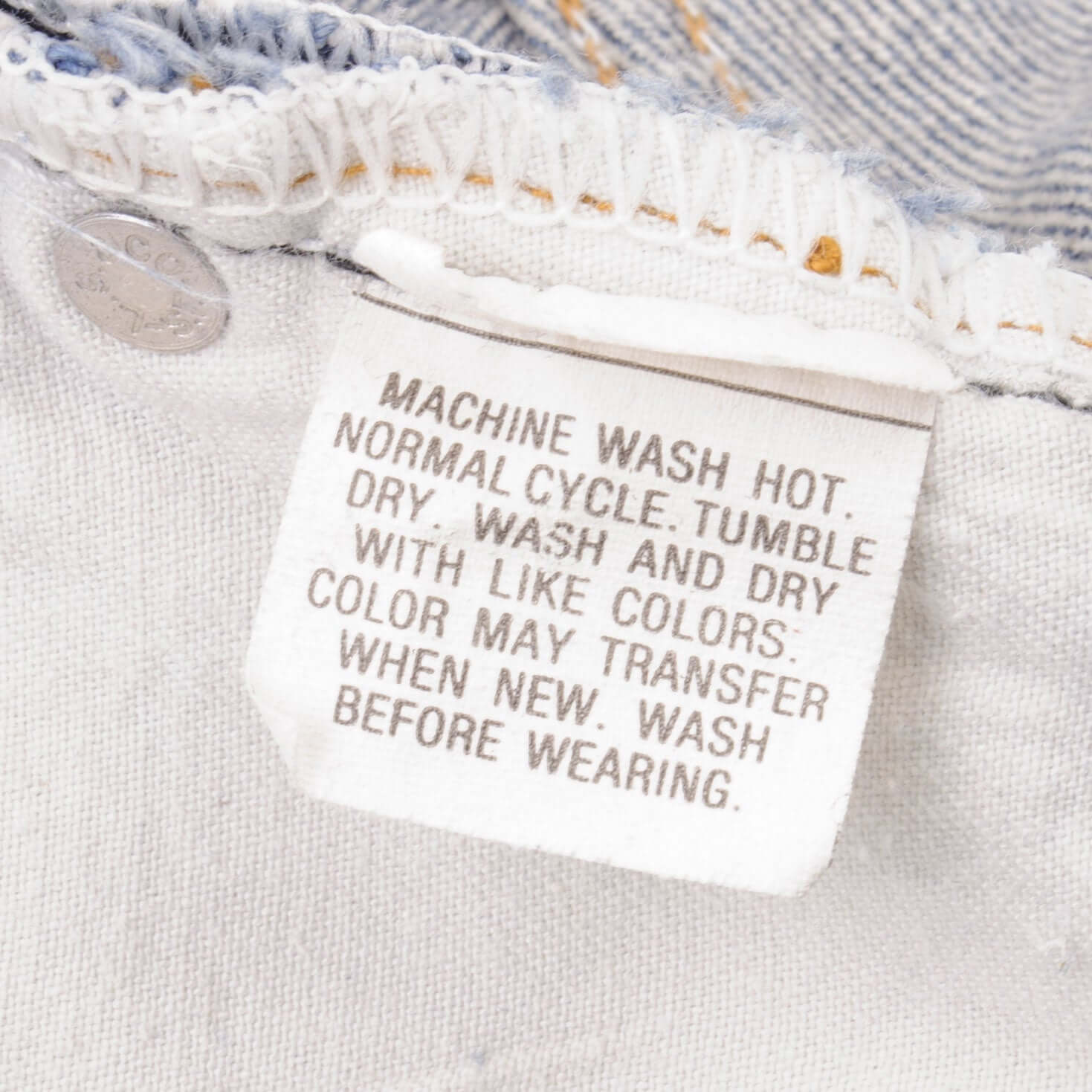 Beautiful Indigo Levis 501 1980S Jeans Made in USA with Dark Blue Wash  Size on tag 36x36 actual size 34x32 Back Button #544