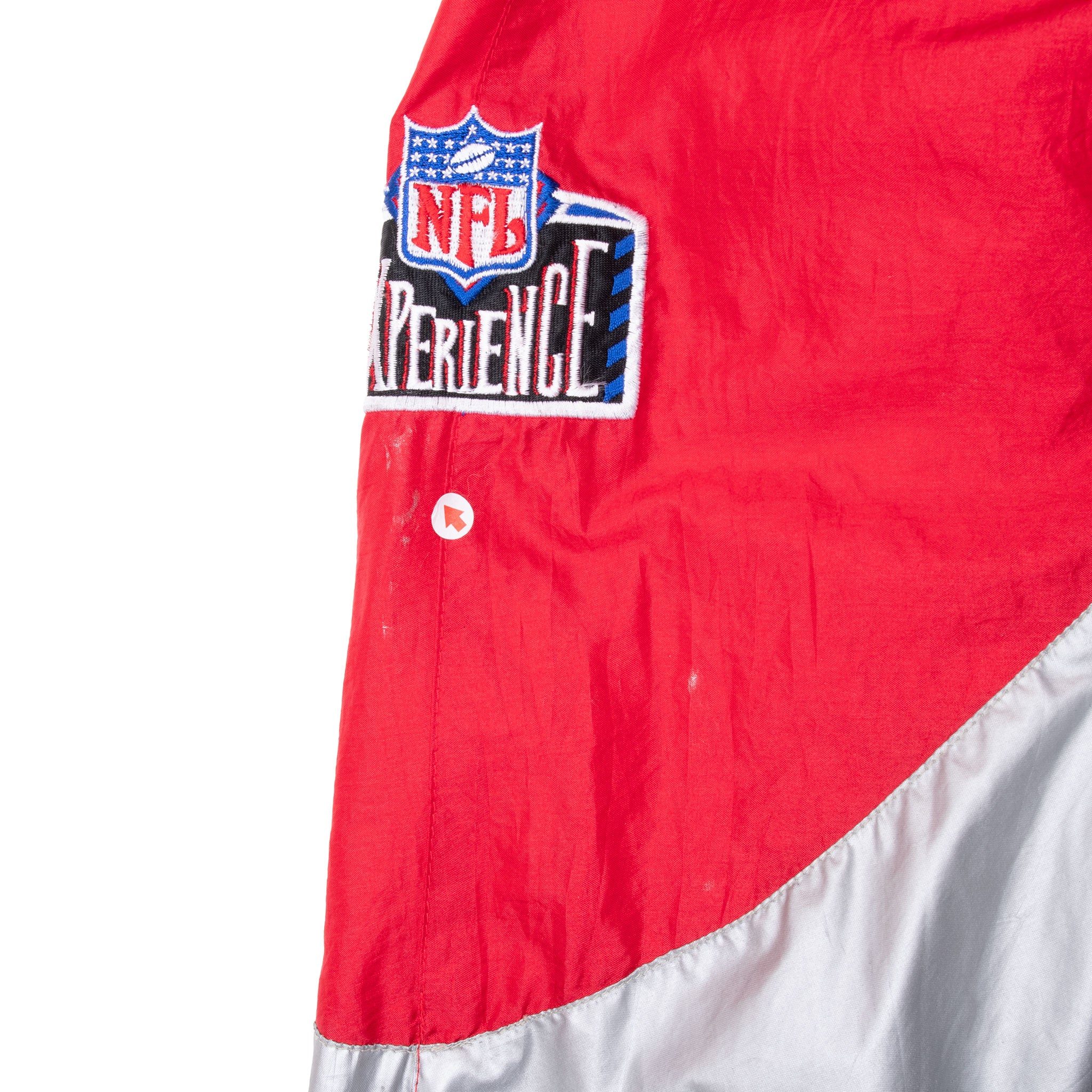 VINTAGE NFL KANSAS CITY CHIEFS PRO PLAYER WINDBREAKER JACKET 1990S LARGE