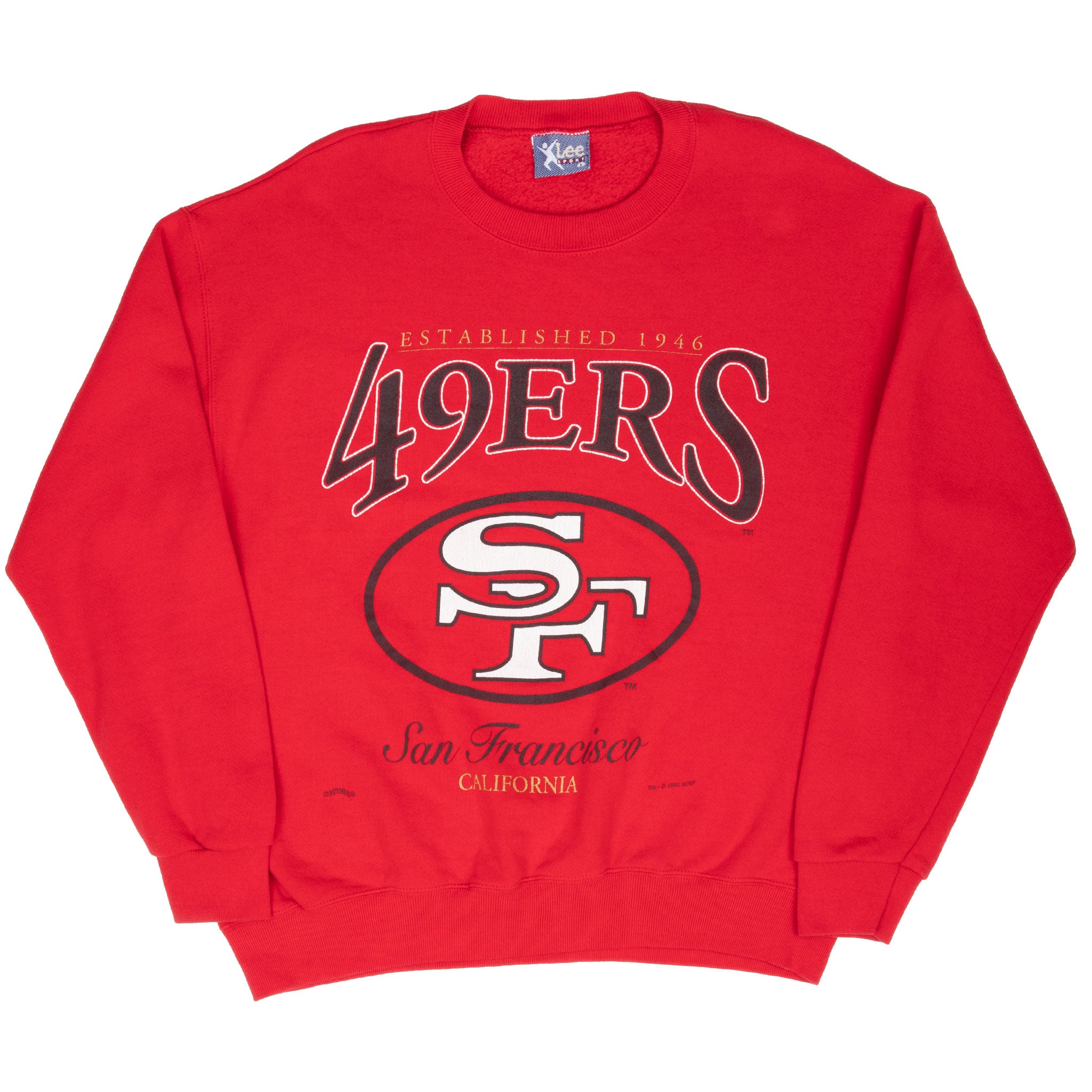 Vintage Nfl San Francisco 49Ers 1995 Sweatshirt Size Large Made In Usa