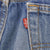 Beautiful Indigo Levis 501 Jeans 1980s Made in USA with Medium Light Wash.  Size on tag 36X38 Actual Size 36X35  Back Button #552