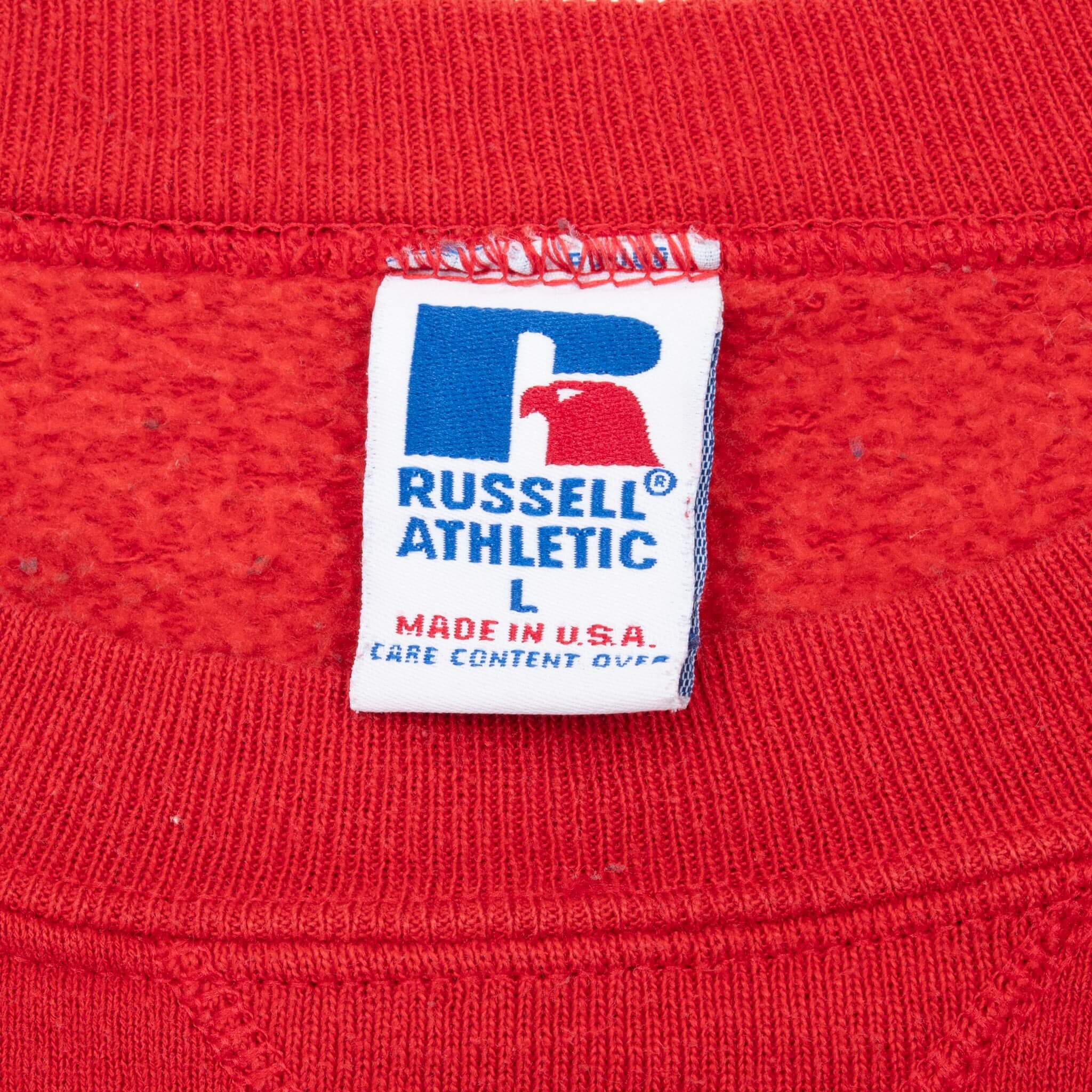 Vintage Ncaa Georgia Bulldogs Red Sweatshirt 1990S Size Large Made In Usa