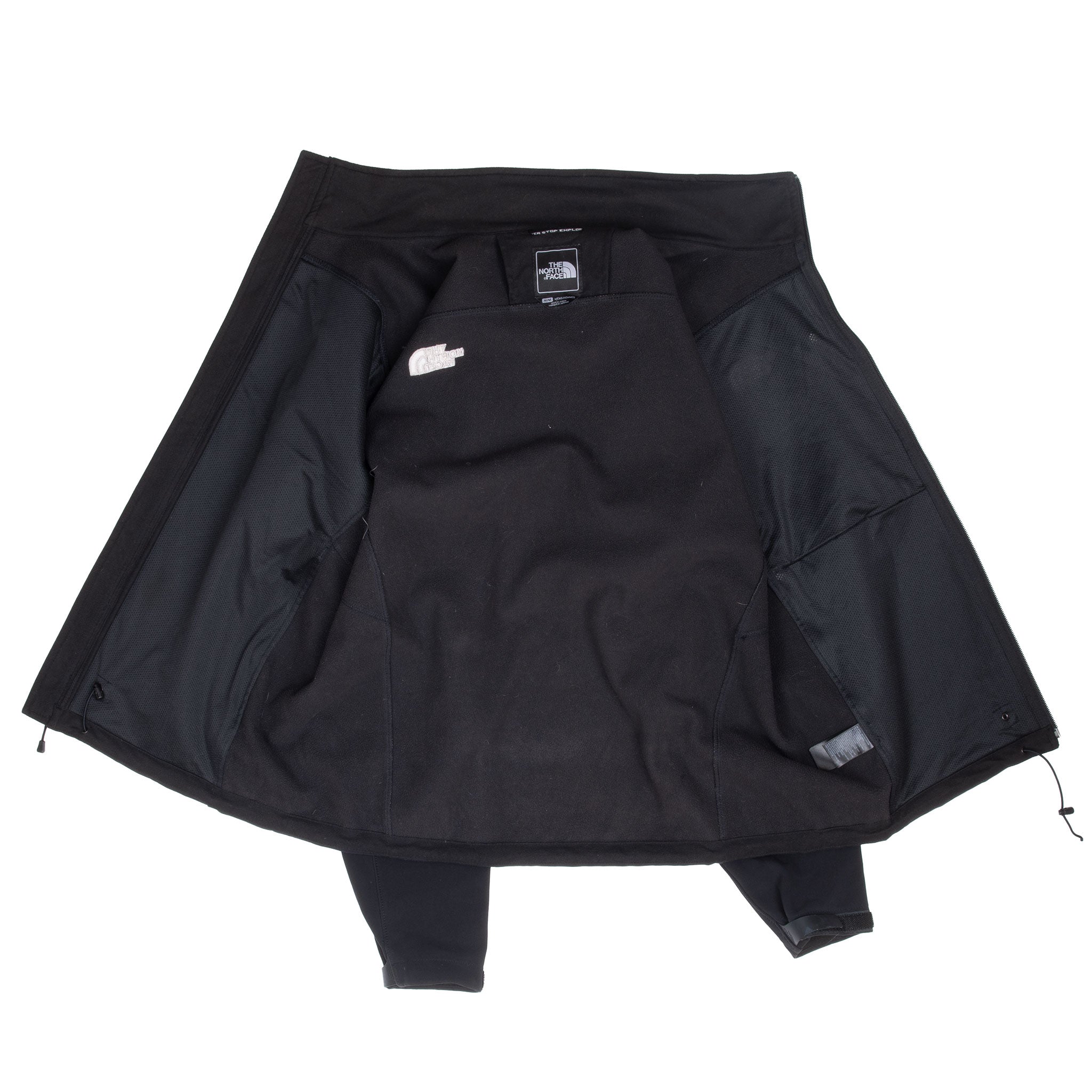 Vintage The North Face Waterproof Black Fleece Jacket Size Medium