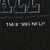 Close-up of 1993 NFL copyright text beneath the front graphic